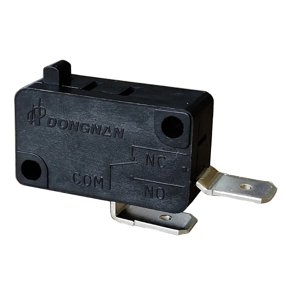 KW3A-25 Microswitches SPDT No Lever 2 Pin Standard Plunger Micro Switch for Oven Microwave,2-Pack