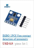 1~5PCS EGBO INA219 I2C Zero Drift Bi-directional Current Power Supply Sensor Breakout Monitoring Module