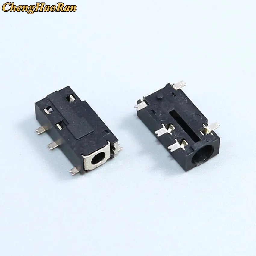 PJ Series 3.5mm Stereo Female Socket with Screw Audio Headphone Jack 3P Vertical Double Channel Connector 393 358 313 306（1-20）