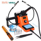 YIHUA 926LED-III Digital Electric Soldering Iron Kit with Helping Hands 960I Adjustable Temperature Portable Soldering Station