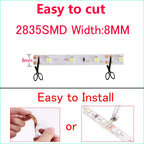 LED Strip Lights 12V Waterproof 60Leds/M Flexible Home Decoration Bar Lighting Replace SMD 3528 5050 5630 5730 LED Tape