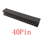 10Pcs IDC Box Header 6/8/10/12/14/16/18/20/24/26/30/34/40/50Pin Connector IDC Sockets 2.54mm Pitch Dual Row Straight DC3 Sockets