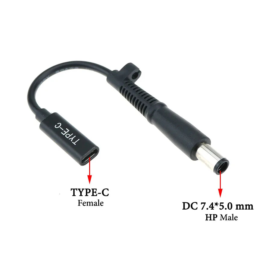 Cltgxdd USB 3.1 Type C Female to 4.0*1.35 5.5*2.5 4.5*3.0 4.0*1.7mm Male DC Plug Jack PD Power Charger Adapter Connector Cable