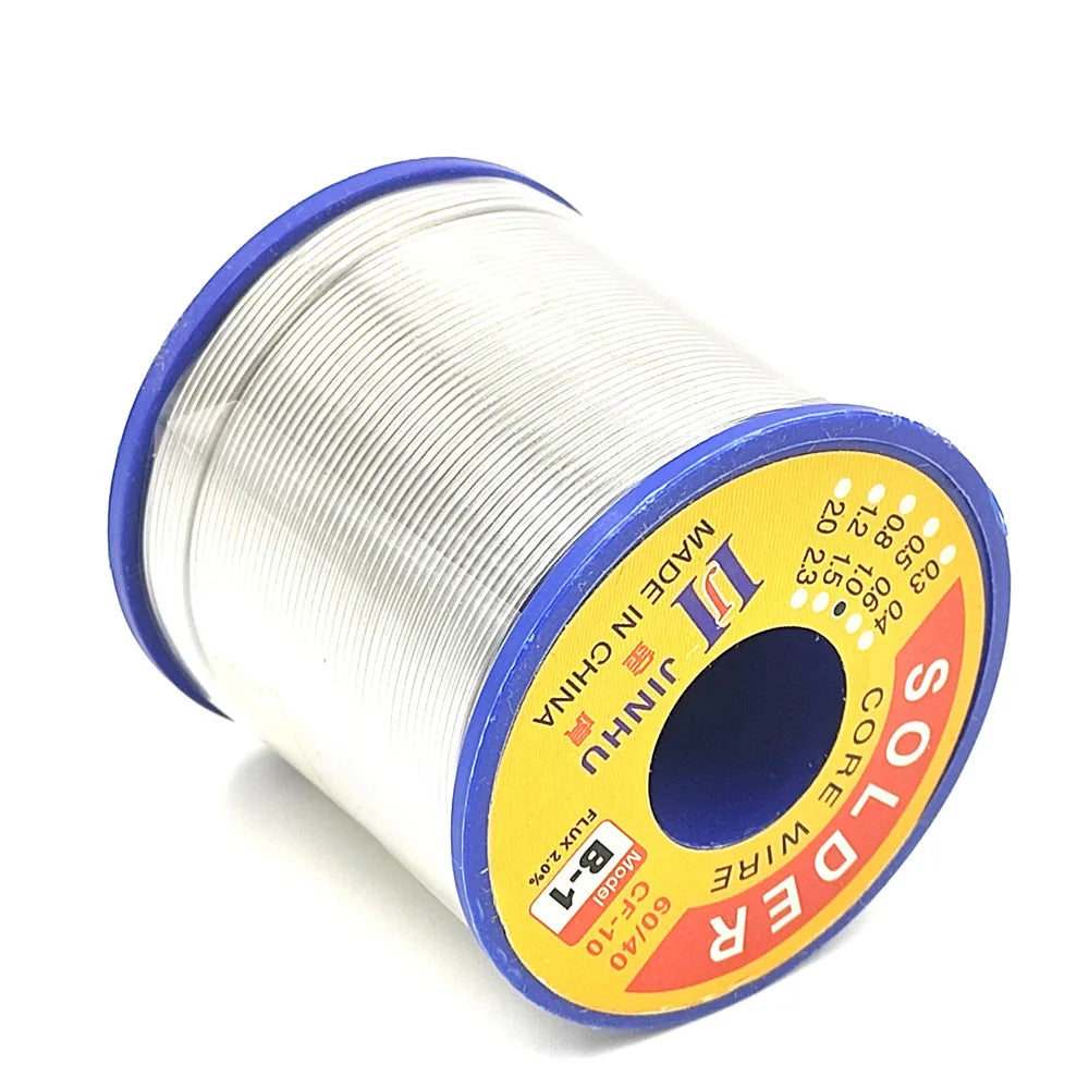 500g 60/40 B-1 0.5mm-2.0mm No-clean Rosin Core Solder Wire with 2.0% Flux and Low Melting Point for Electric Soldering Iron