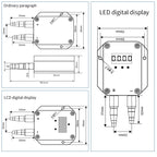 Air Differential Pressure Sensor 485 Micro-pressure Difference Sensor Differential Pressure Transmitter