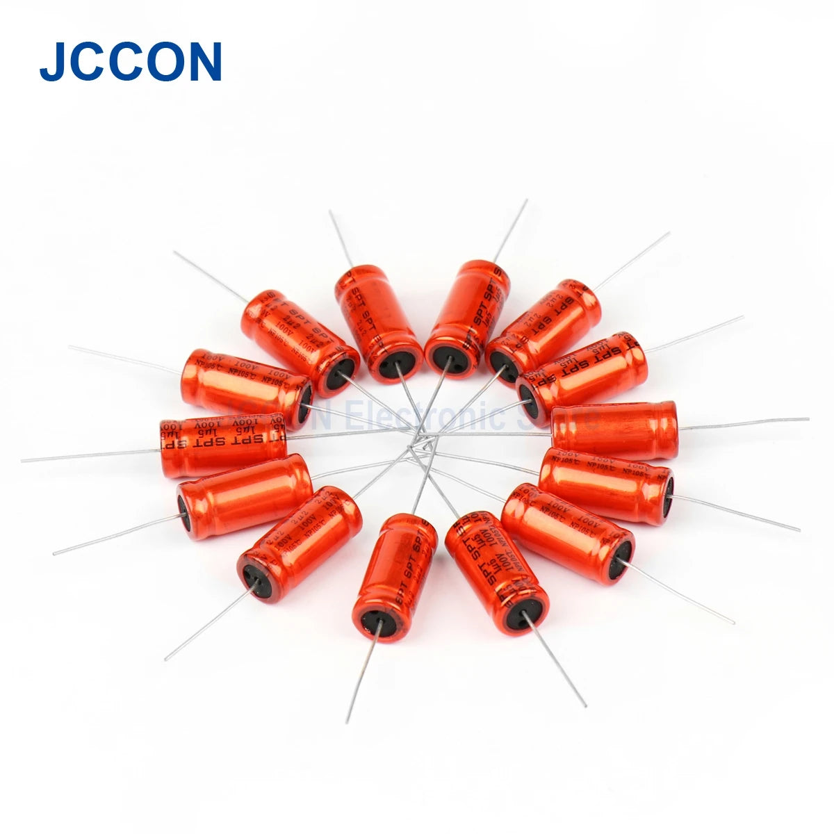 10Pcs 100V SPT Speaker Capacitor Horizontal Frequency Divider Crossover Non-Polarity 1.5 2.2UF 3.3UF 4.7UF 5.6UF