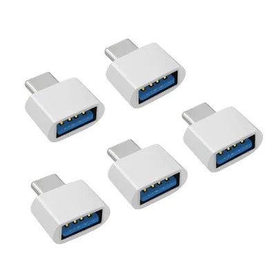 1/5 PCS New Universal Type-C to USB 2.0 OTG Adapter Connector for Mobile Phone USB2.0 Type C OTG Cable Adapter