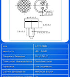 10PCS Condenser pick-up Microphone 9x7mm 9767 9x4.5mm 9745 6x5mm 6050 6x2.2mm 6022 4.5x2.2mm 4522 4x1.5mm 4015 MP3 Accessories