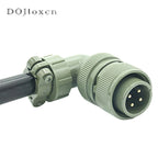 1 Set 4 Pin MS5015 Military Standard Aviation Electricity Plug MS3108A-18-10S/P MS3102A Straight Elbow Male Female Connector