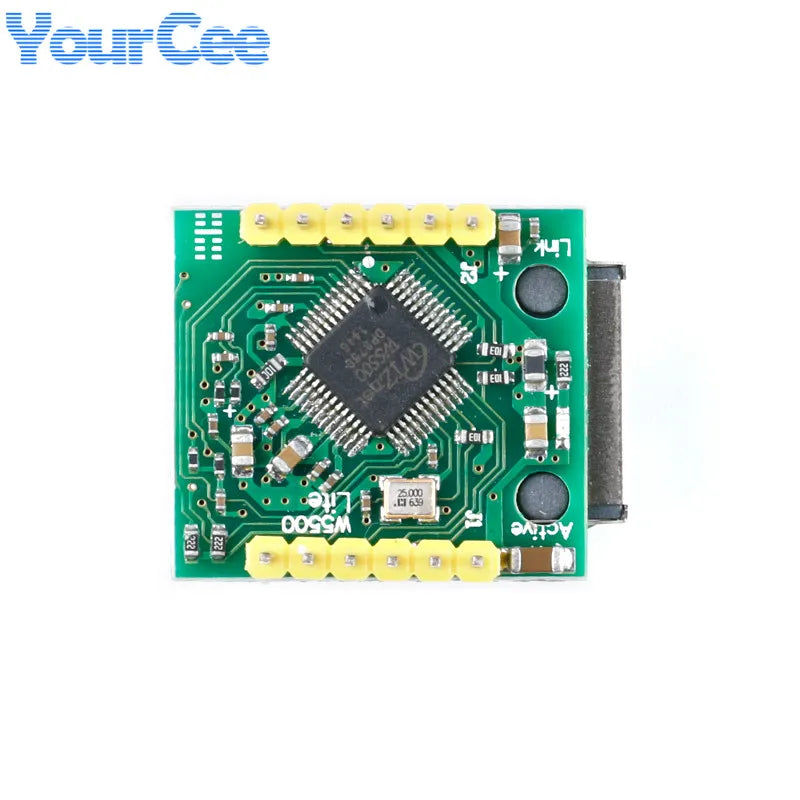 2pcs/1pc W5500 USR-ES1 SPI to LAN Ethernet Converter Board Module TCP IP 51 STM32 Microcontroller WIZ820io RC5 W5100 For Arduino