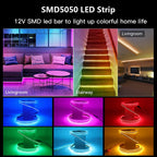 5M LED Strip SMD 5050 5054 LED Tape Waterproof Ribbon Diode 12V 2835 Flexible Neon Lights 60/120Leds/m LED Lights for Room Decor