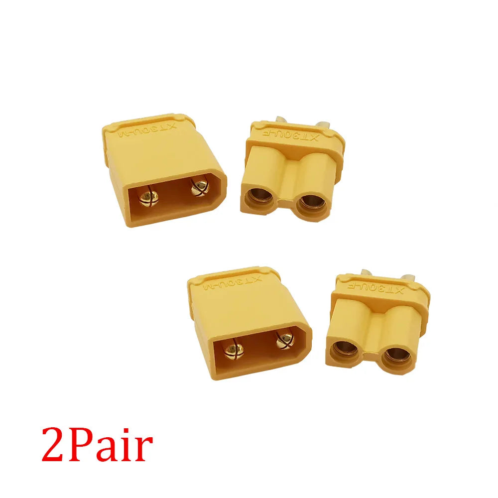 1/2/5Pair XT30 Connector XT30U Male Female Bullet Battery Charger Banana Plug Jack Connector For DIY RC Lipo Quadcopter Parts