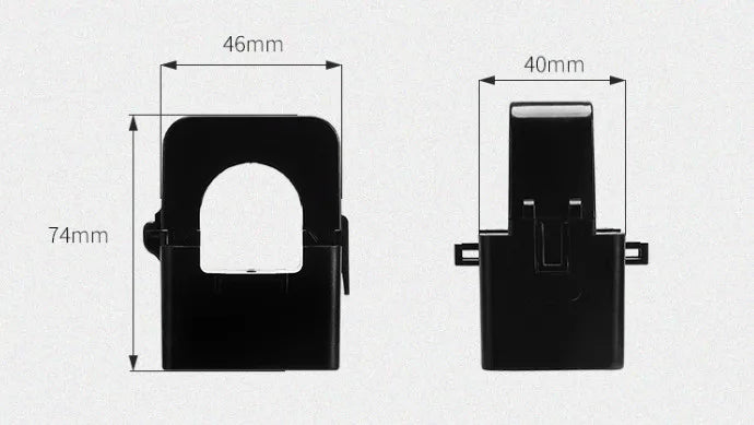 GEYA GCT-24 Open-Close Current Transformer AC Current Sensor Split Core Current Transformer 100A-300A CT