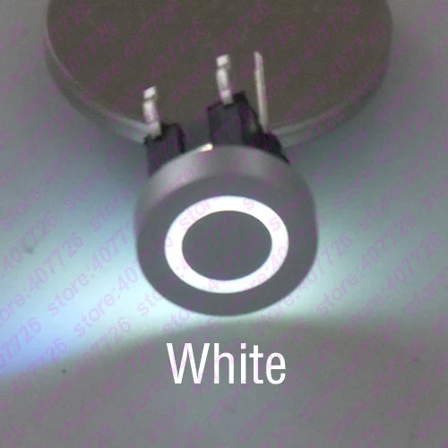 10PCS 6X6X7.2mm illuminated Momentary Tact Switch Button No Loacking 6Pin DIP LED 12V Mini Push Button Switch