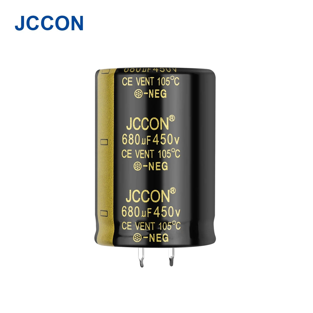 2Pcs JCCON Audio Electrolytic Capacitor 25V 35V 63V 100V 200V 250V 400V 450V 6800UF 10000UF 22000UF For Hifi Amplifier Low ESR
