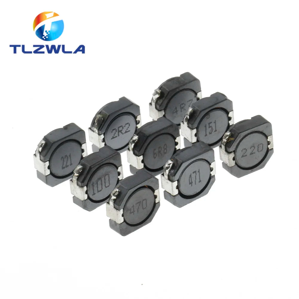10PCS CDRH104R Power Inductor Shielding 2.2/4.7/6.8/10/15/22/47/68UH SMD Inductance CD104 100/150/220/330/470UH 10*10*4