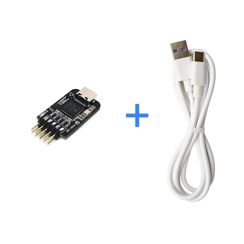 TYPE-C nanoDLA Logic Analyzer ARM FPGA Debug Tool Protocol Analysis 24MHz SampleRate 8 Channels Open Source Sigrok PulseView