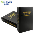 Resistor Kit SMD Book 0805 Resistor Assortment Kit 0201 0402 0603 1206 1% FR-07 170 Values 400 Values 0R-10M Smd DIY Sample Book
