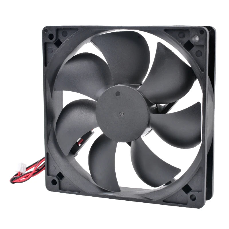 ACP12025 12cm 120mm Fan 120x120x25mm DC5V 12V 24V 2Pin Cooling Fan Suitable for Chassis Power Inverter