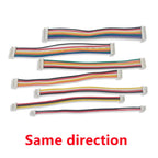 5PCS ZH 1.5mm Electronic Wire  Double Head 10CM/15CM/20CM Cable 28AWG Double Head Same side / Reverse side Connector