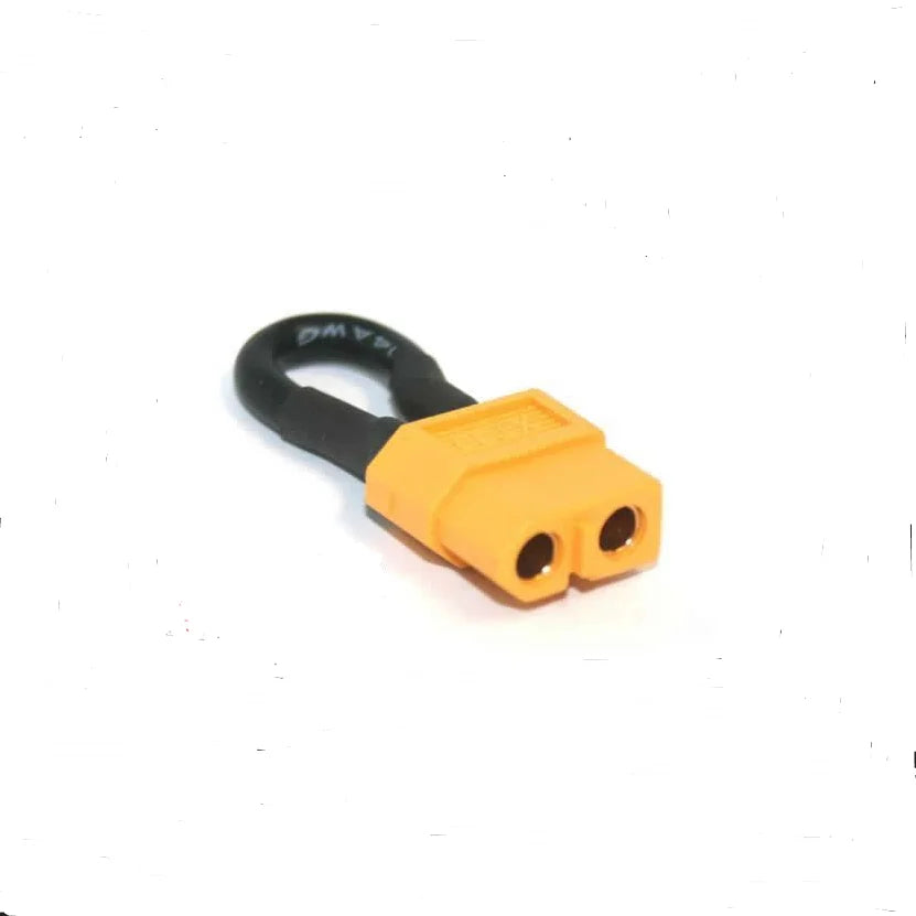1 Pcs Bind Plug Loop Connector Short Circut battery Jumper Cable with Tamiya Deans XT30 XT60 XT90 XT90S EC3 EC5 Trx HXT JR Plug