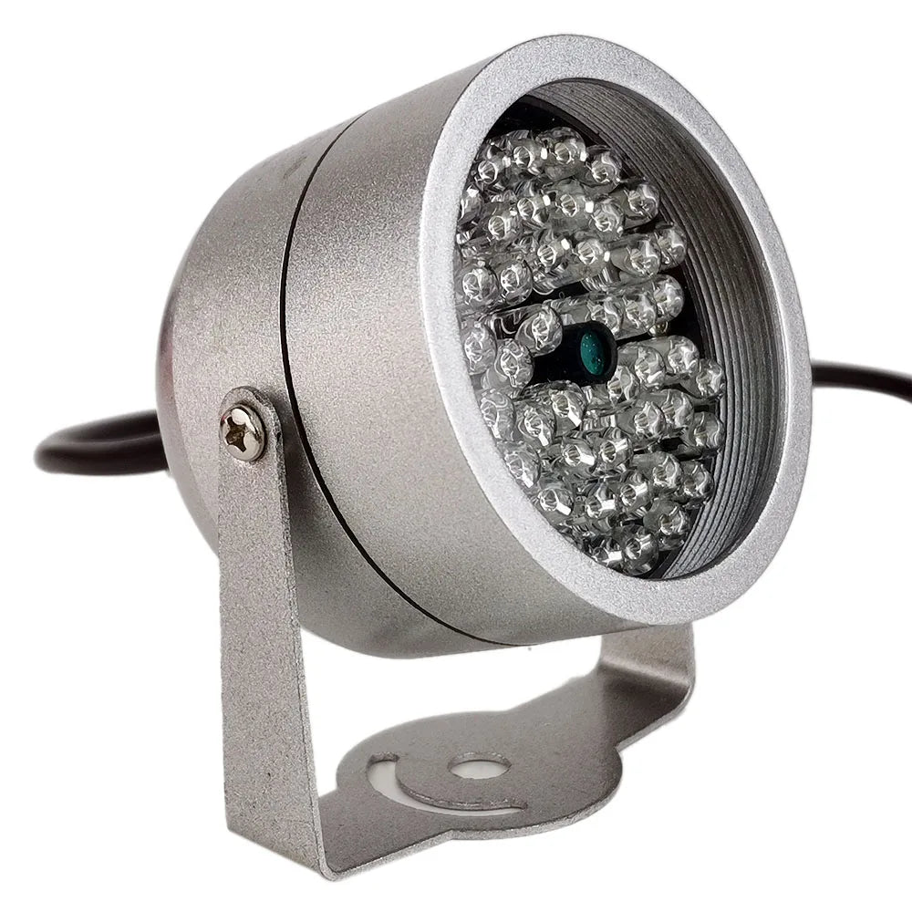 48 LED IR Illuminator Light Infrared Led Lamp 850nm Metal Waterproof Night Vision Lighting For CCTV Camera Fill Light With Screw