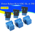 1/5/10Pcs Power relay SLA-05VDC-SL-A SLA-12VDC-SL-A SLA-24VDC-SL-A -C T90 30A 4/5/6PIN 5V 12V 24V 48V Time Relay