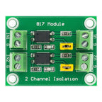 PC817 2 4 Channel Optocoupler Isolation Board Voltage Converter Adapter 3.3V to 5V Module 3.6-30V Driver Photoelectric Isolated