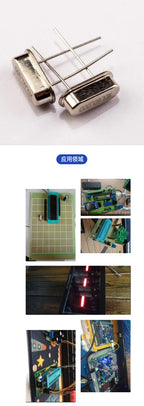 10PCS 4Mhz 6Mhz 8Mhz 12Mhz 16Mhz 20Mhz 24Mhz 25Mhz 26Mhz 32Mhz 40Mhz Quartz Crystal Resonator Passive Oscillator HC 49S