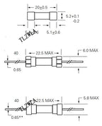 10PCS 5*20mm Axial Glass Fuse Fast Blow 250V With Lead Wire 5*20 F 0.5A/1A/2A/3A/3.15A/4A/5A/6.3A/8A/10A/12A/15A The fuse tube