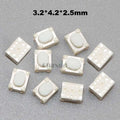 Cltgxdd 10PCS Car Remote Control Touch Switches Push Button Tact Switches for Hyundai, Nissan, Honda, VW, Toyota, Kia, Peugeot