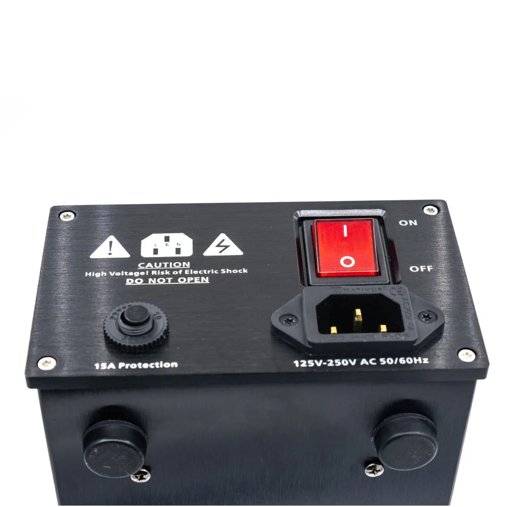 MATIHUR e-TP40E Audio Noise AC Power Filter Power Conditioner Power Purifier Surge Protection with EU Outlets Power Strip