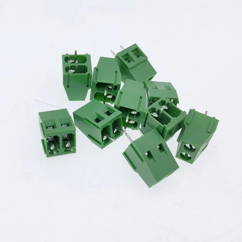 10PCS DG/KF128 5.0mm/5.08 PCB Screw Terminal Block Connector 2Pin Terminals 380V 10A