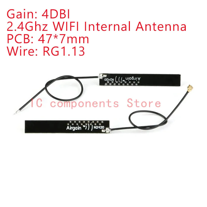 5PCS 2.4Ghz 4G 5G WIFI Internal Antenna FPC PCB 5dBi 8dBi IPX Connector Solder Omni Buletooth Antenna 3dBi IEEE b/g/n WLAN
