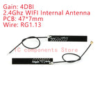 5PCS 2.4Ghz 4G 5G WIFI Internal Antenna FPC PCB 5dBi 8dBi IPX Connector Solder Omni Buletooth Antenna 3dBi IEEE b/g/n WLAN
