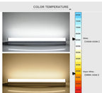 180 Degree Bright LED Tube T5 Light AC220v 230v 60cm 10w 30CM 6W LED T8 Integrated Driver Fluorescent Lamp Bulb Cold Warm White