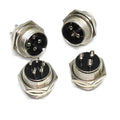 1/5Pcs GX16 2/3/4/5/6/7/8 Pin 16mm Circular Aviation Male Socket Plug Wire Panel Connector Adapter