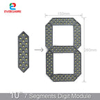 10 Inch 7 Segment Outdoor Waterproof Digital Number Panel For LED Gas Station Electronic Fuel Price Time And Temp Sign