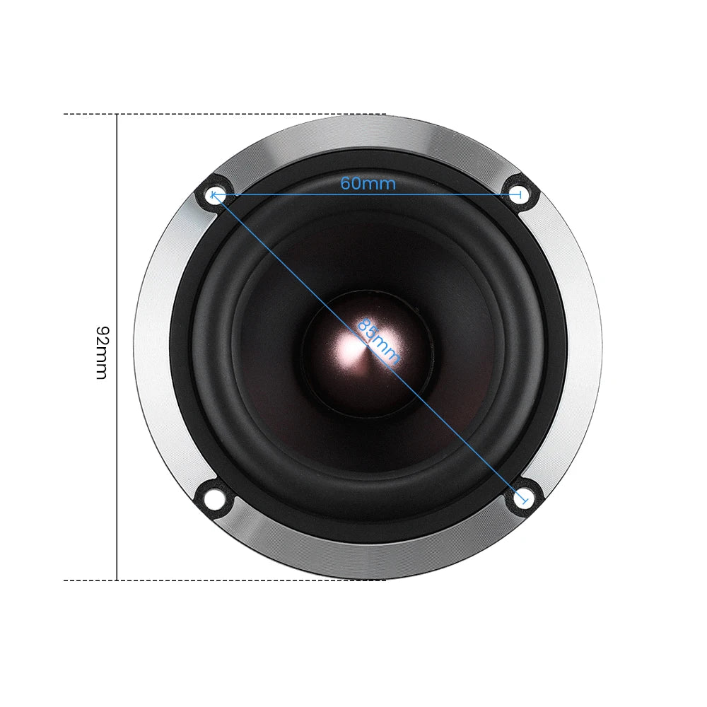 AIYIMA 3 Inch Hifi Midrange Sound Speaker Car DSP Audio DIY Speakers 4 8 Ohm 30 W 25 Core Music Loudspeaker For Sound System