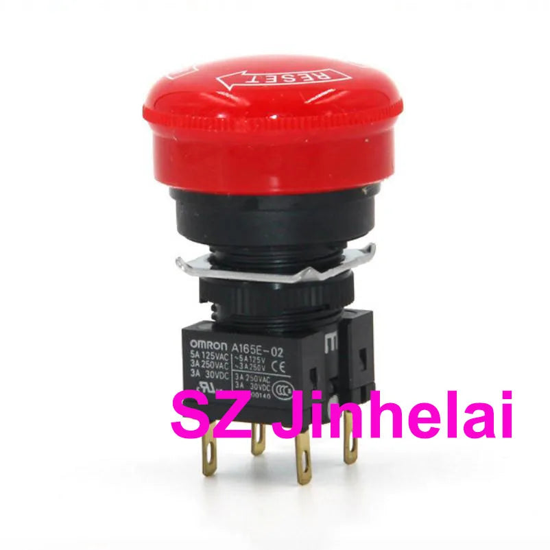 Authentic Original Omron A165E-S-01 A165E-S-02 Emergency Stop Switch A165E-S-03U A165E-LS-24D-02