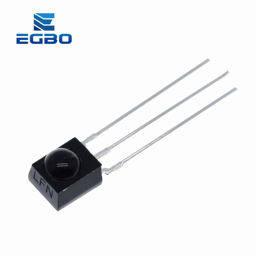 EGBO   High Quality 1Pcs/lot IR Receiver 38 kHz Remote Infrared Module TSOP4838 DIP-3