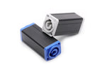 4PCS  LED Powercon AC Coupler Adapter Extender Connector High Quality Speakon Panel Mount Straight Adapter