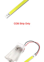 Dropshipping 120x10mm 3V 5V LED Bulb COB Strip Chip On Board  Warm Cold White Blue Red Green 5W LED Lights for COB Work Lamps