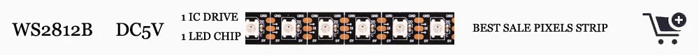 WS2812B 8/16/24/35/45LEDs Pixel Ring SP110E Controller USB Kit RGB Ring Individul AddressabIe WS2812 IC BuiIt-in Lights DC5V