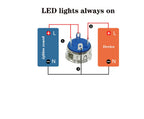 Metal Button Switch 12/16/19/22mm Car Engine Power Switch 3V 5v 12v 24v 220v LDE Light Momentary Self-locking Waterproof Button