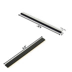 10Pcs-2Pcs 40 Pin 1x40 Single Row Male and Female 2.54 Breakable Pin Header PCB JST Connector Strip for Arduino Black