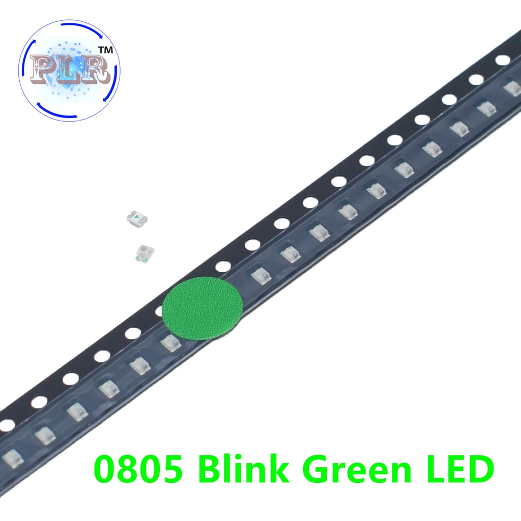 100pcs 0805 Flash LED SMD Diodes White RED Blue Green Yellow Orange RGB PLR Emitting Alto Brilho 0805 Blink Color Change