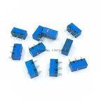 10Pcs HUANO Micro Switch Red Yellow Pink White Blue Green dot Blue Shell Pink Dot 80 million Mouse maintenance button switches