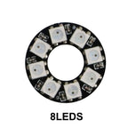 WS2812B 5050 RGB Led Digital Panel Light Matrix Flexible Screen  WS2812 Ring Individually Addressable Pixels DC5V