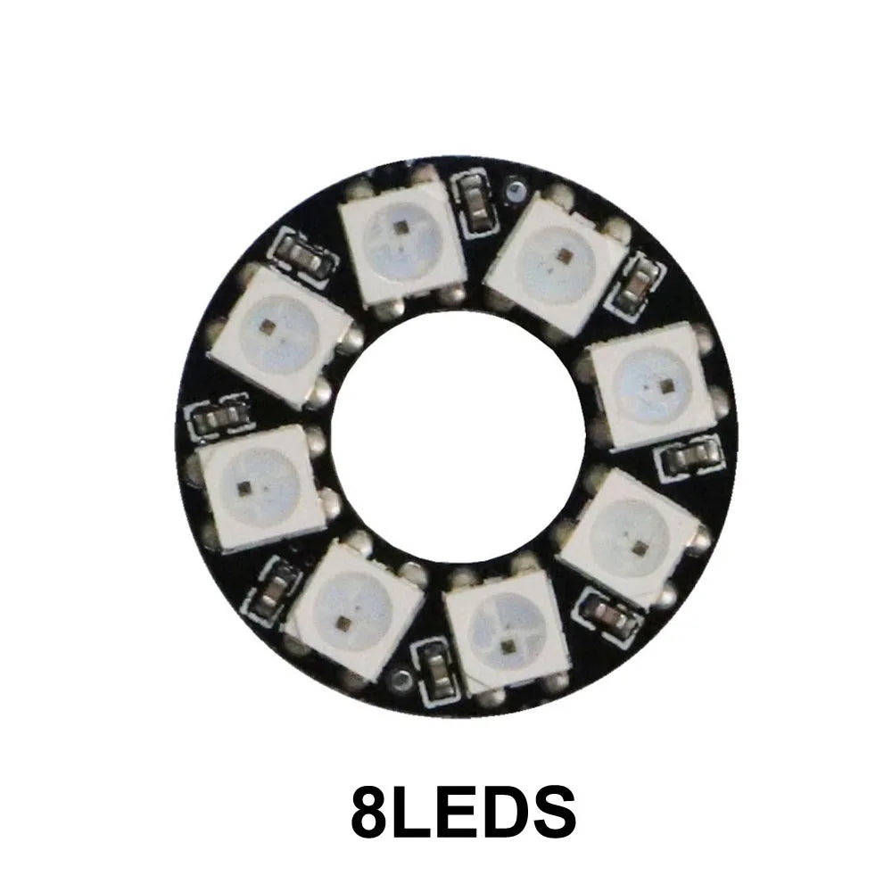 WS2812B 5050 RGB Led Digital Panel Light Matrix Flexible Screen  WS2812 Ring Individually Addressable Pixels DC5V